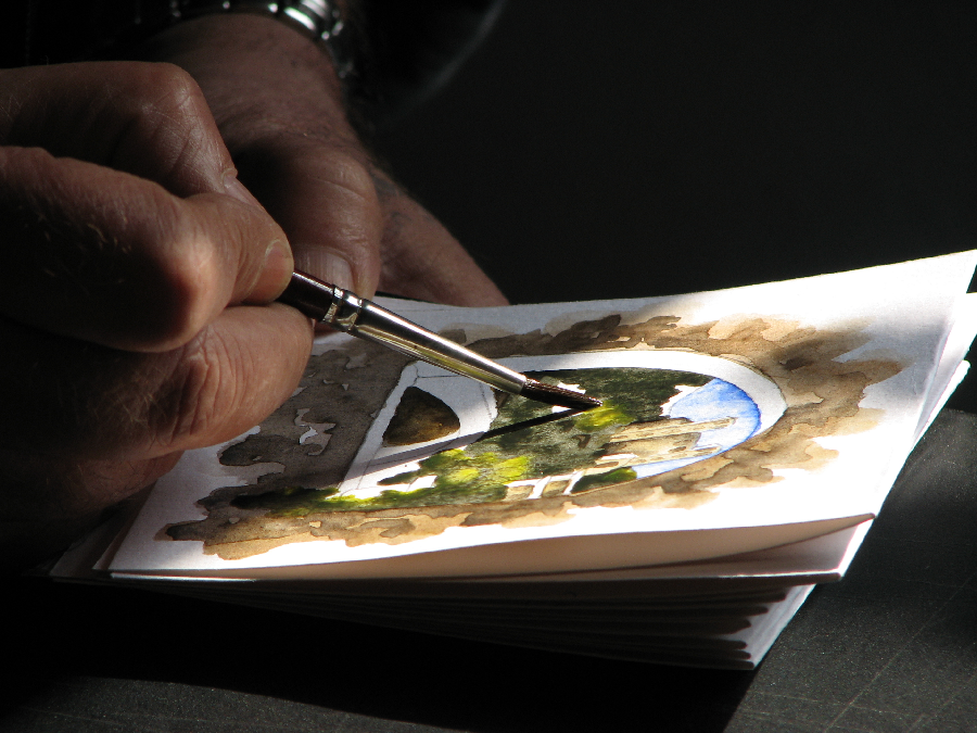 How does Watercolors and Canvas for Painting influence the Beauty of the Paintings?